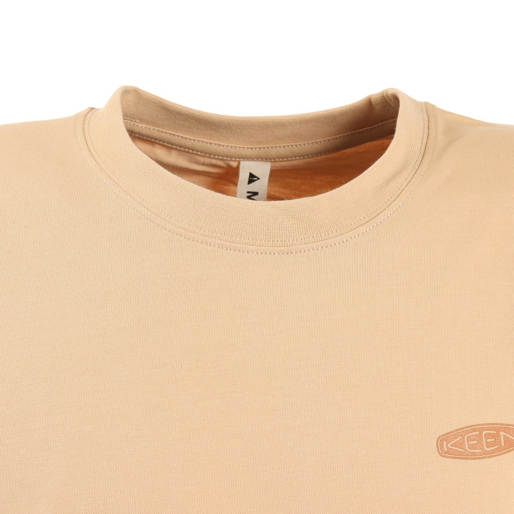 キーン（KEEN）（メンズ）半袖 Tシャツ ベージュ C&B LOGO 1028275