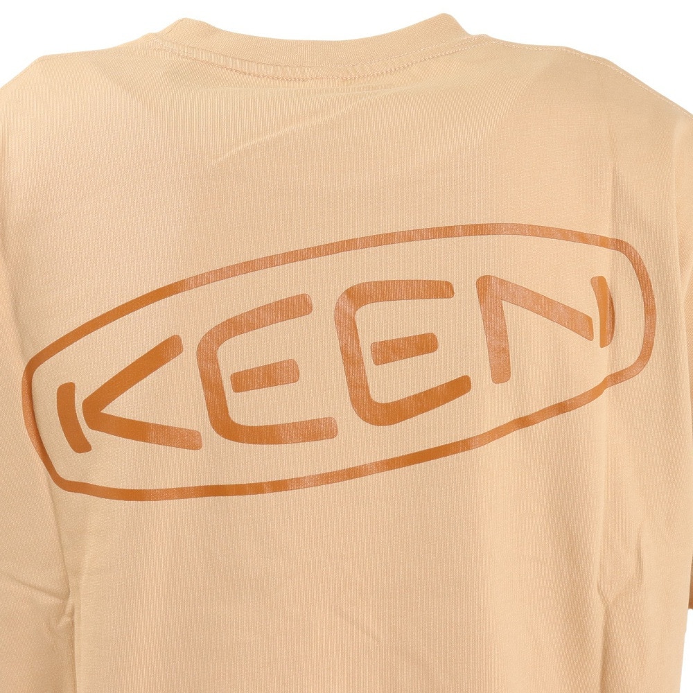 キーン（KEEN）（メンズ）半袖 Tシャツ ベージュ C&B LOGO 1028275