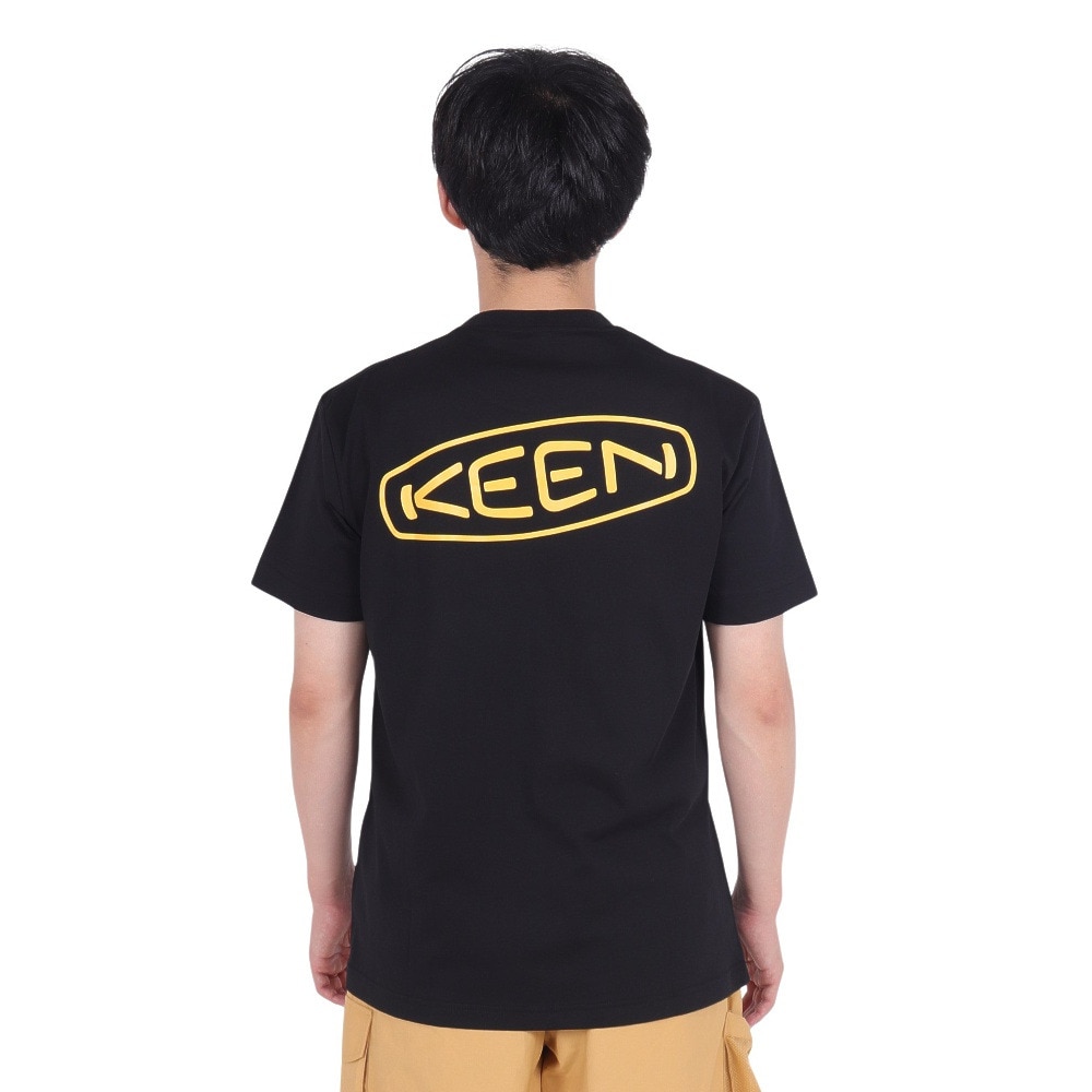 キーン（KEEN）（メンズ）半袖 Tシャツ ブラック C&B LOGO 1028277