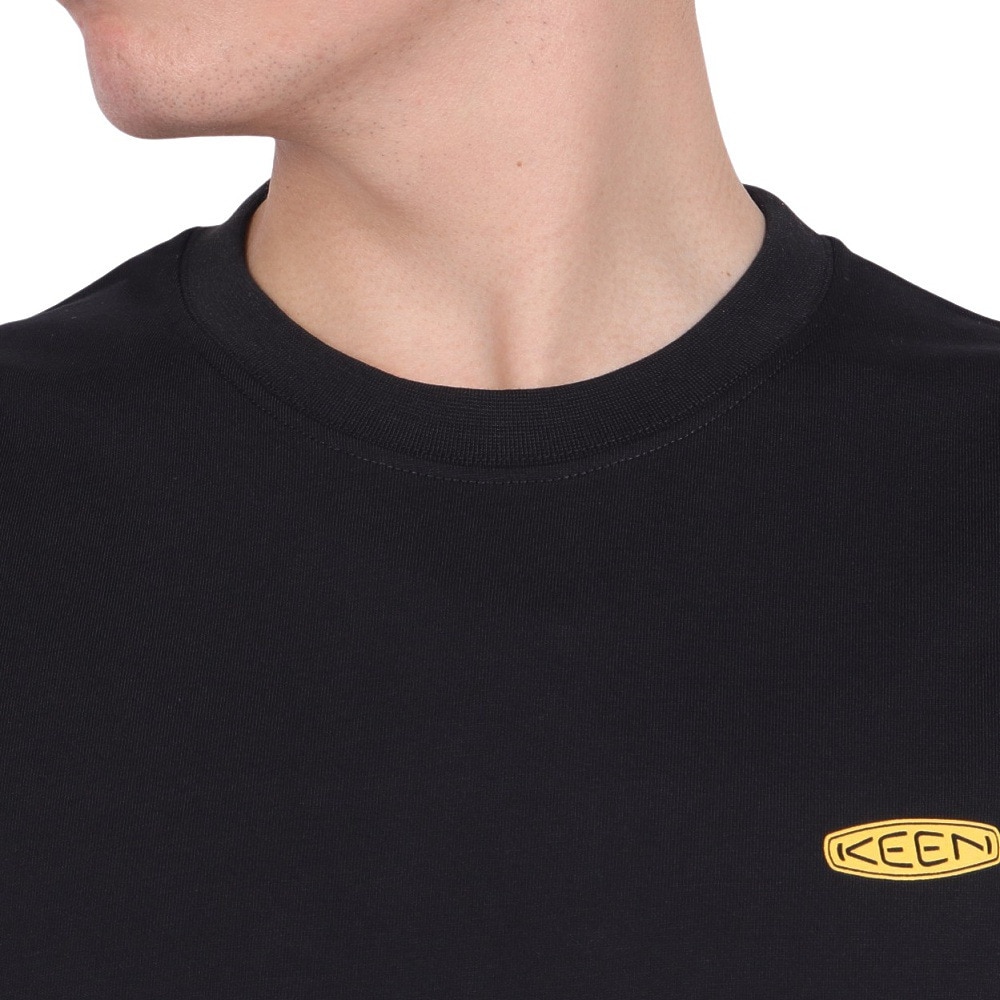 キーン（KEEN）（メンズ）半袖 Tシャツ ブラック C&B LOGO 1028277