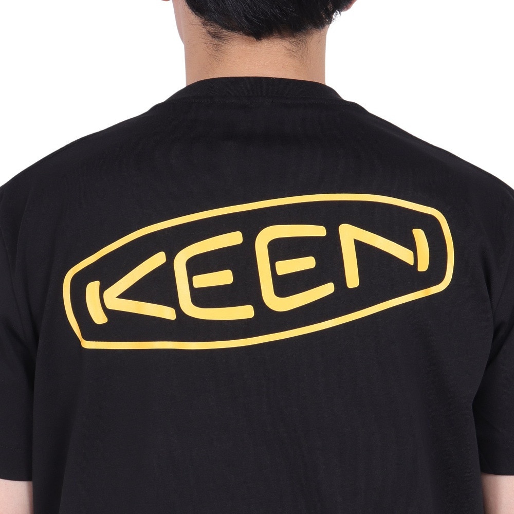 キーン（KEEN）（メンズ）半袖 Tシャツ ブラック C&B LOGO 1028277