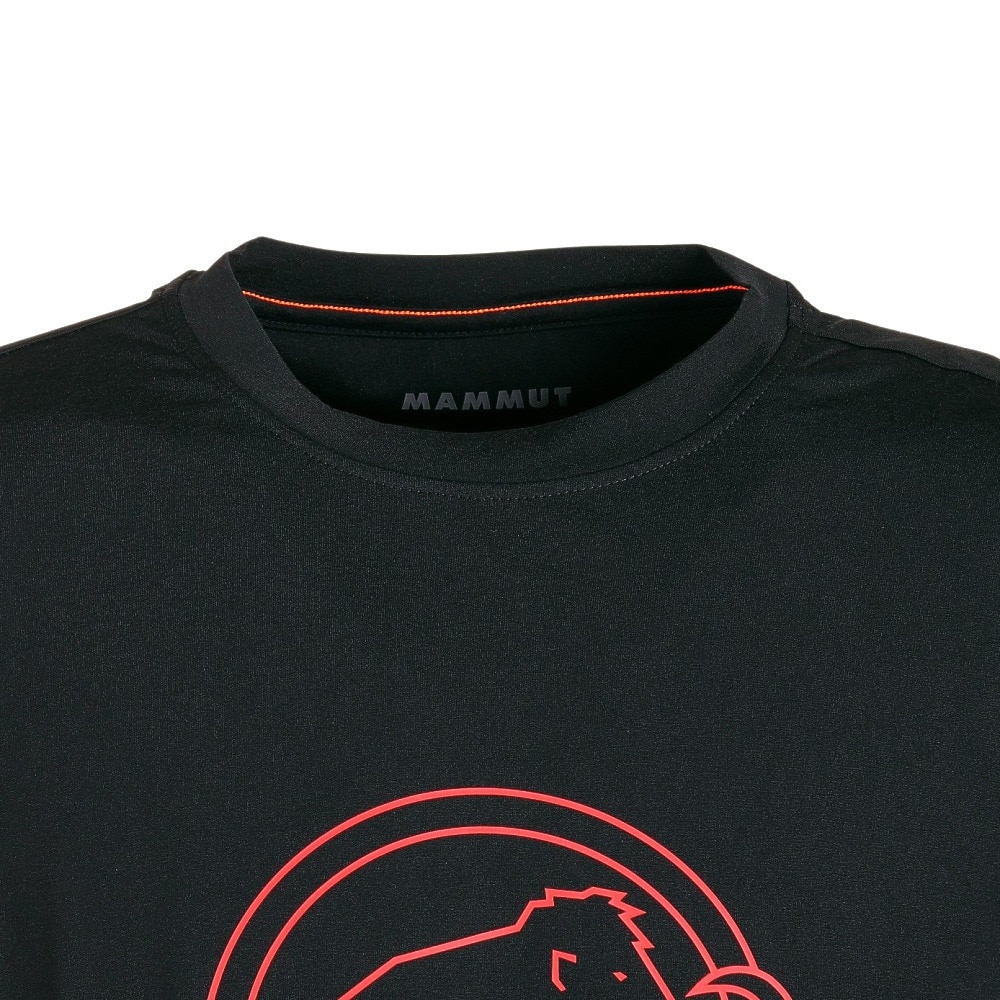 マムート（MAMMUT）（メンズ）半袖Tシャツ クイックドライ ロゴプリントTシャツ エアフィット 1017-05940-0001 ブラック