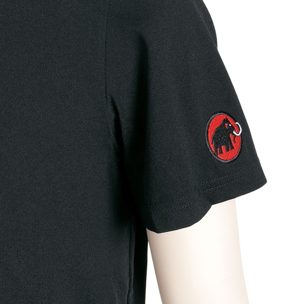 マムート（MAMMUT）（メンズ）半袖Tシャツ クイックドライ ロゴプリントTシャツ エアフィット 1017-05940-0001 ブラック