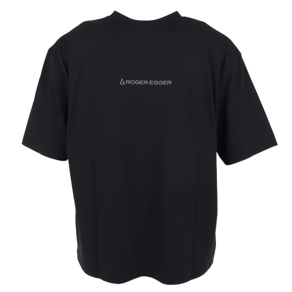 ロジャーエーガー（ROGEREGGER）（メンズ）スイスブランド UV ケア 吸汗速乾 ストレッチ 半袖Tシャツ ミリオンドライ RE23SUK5610013BLK ブラック