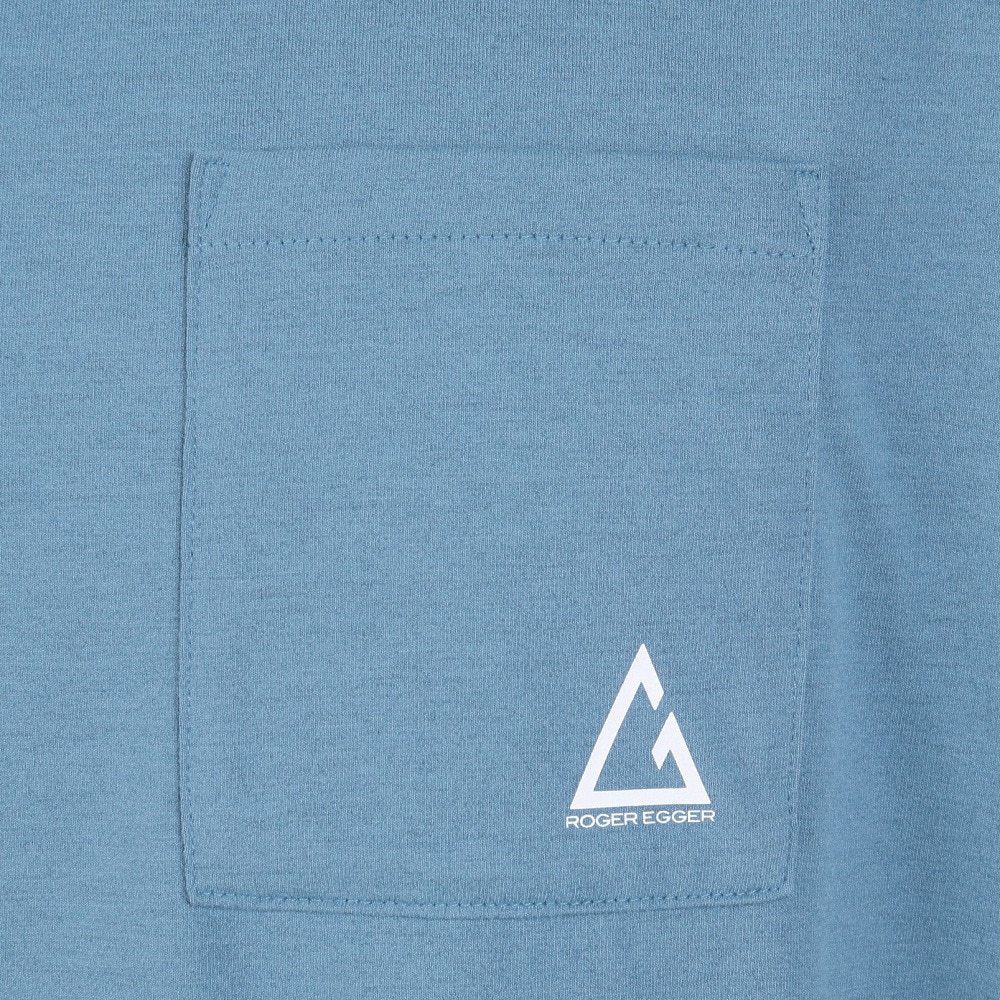 ロジャーエーガー（ROGEREGGER）（メンズ）スイスブランド UV ケア 吸汗速乾 ストレッチ 半袖Tシャツ ミリオンドライ RE23SUK5610013BLU ブルー