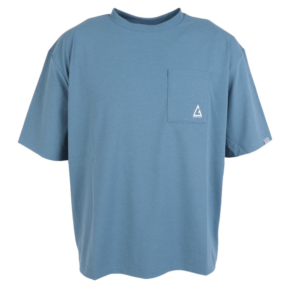 ロジャーエーガー（ROGEREGGER）（メンズ）スイスブランド UV ケア 吸汗速乾 ストレッチ 半袖Tシャツ ミリオンドライ RE23SUK5610013BLU ブルー