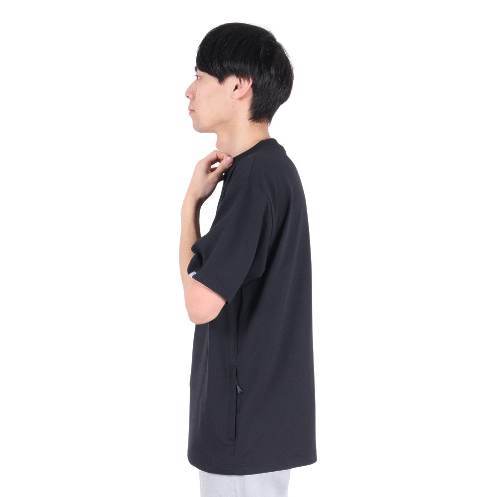 ロジャーエーガー（ROGEREGGER）（メンズ）UV ケア 吸水速乾 ストレッチ ミリオンドライ ポケッタブル RE23SUK5610014BLK ブラック