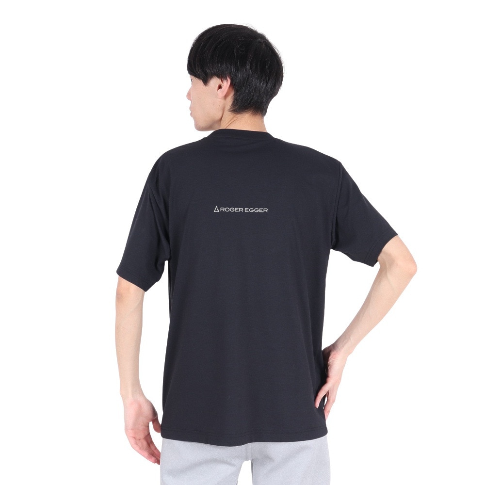 ロジャーエーガー（ROGEREGGER）（メンズ）UV ケア 吸水速乾 ストレッチ ミリオンドライ ポケッタブル RE23SUK5610014BLK ブラック