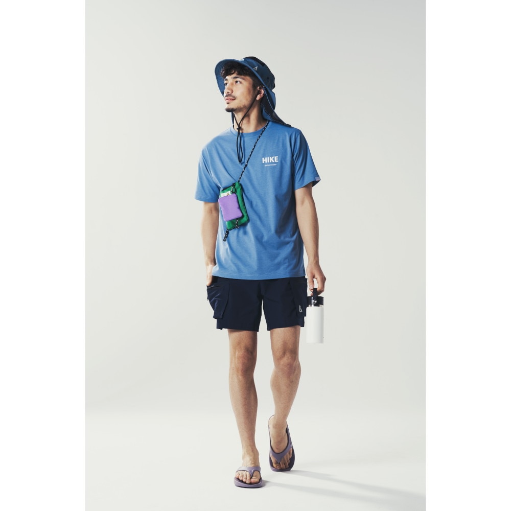 ロジャーエーガー（ROGEREGGER）（メンズ）スイスブランド 吸水速乾 ストレッチ 半袖Tシャツ ミリオンドライ ハイク RE23SUK5610015BLU ブルー