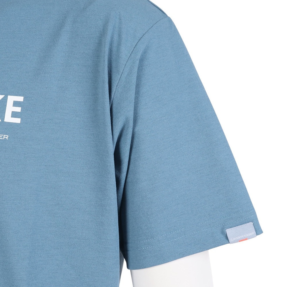 ロジャーエーガー（ROGEREGGER）（メンズ）スイスブランド 吸水速乾 ストレッチ 半袖Tシャツ ミリオンドライ ハイク RE23SUK5610015BLU ブルー