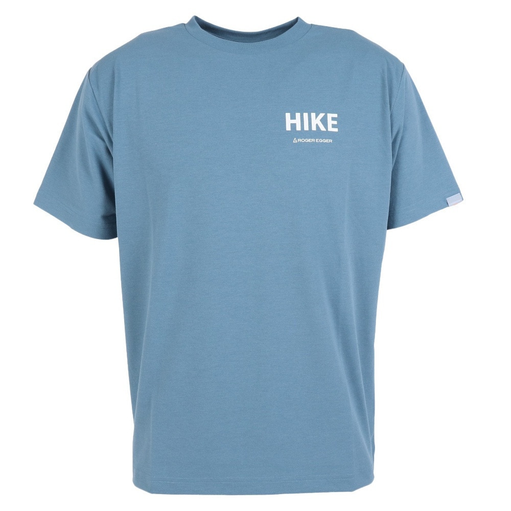 ロジャーエーガー（ROGEREGGER）（メンズ）スイスブランド 吸水速乾 ストレッチ 半袖Tシャツ ミリオンドライ ハイク RE23SUK5610015BLU ブルー