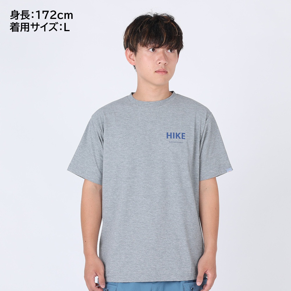 ロジャーエーガー（ROGEREGGER）（メンズ）スイスブランド 吸汗速乾 ストレッチ 半袖Tシャツ ミリオンドライ ハイク RE23SUK5610015GRY グレー