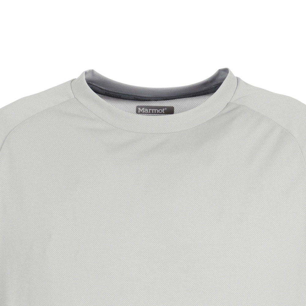 マーモット（Marmot）（メンズ）半袖Tシャツ クライムスキンハーフスリーブクルー TOMTJA40 LGY グレー 速乾 アウトドア トレッキング