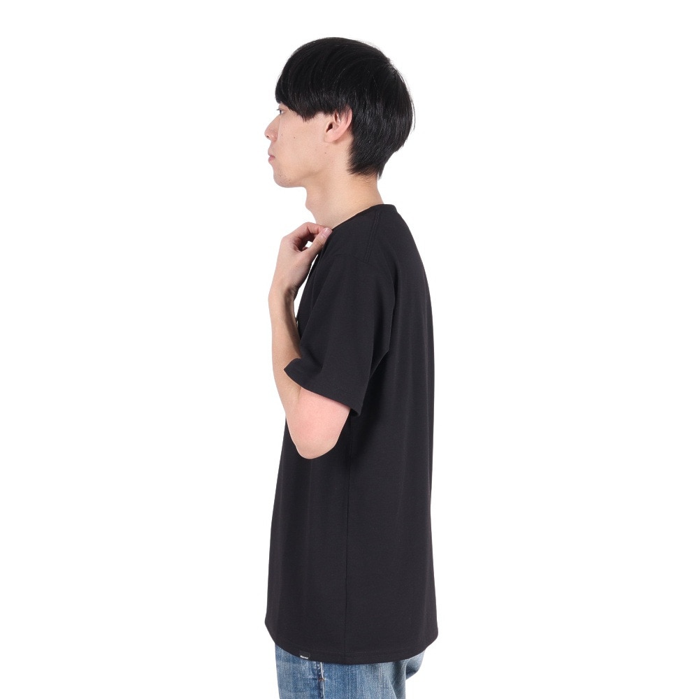 マーモット（Marmot）（メンズ）UPF30 速乾 半袖Tシャツ マウンテンロゴハーフスリーブクルーネック TOMTJA48 BK ブラック