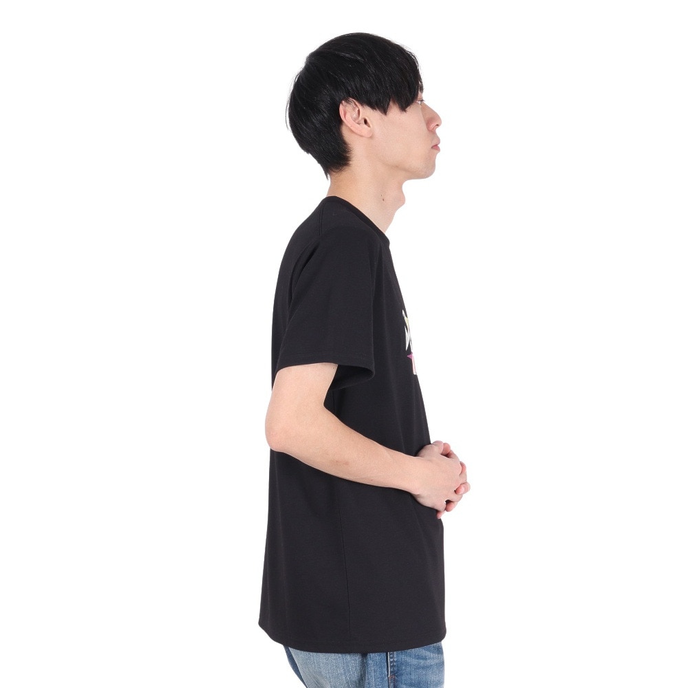 マーモット（Marmot）（メンズ）UPF30 速乾 半袖Tシャツ マウンテンロゴハーフスリーブクルーネック TOMTJA48 BK ブラック