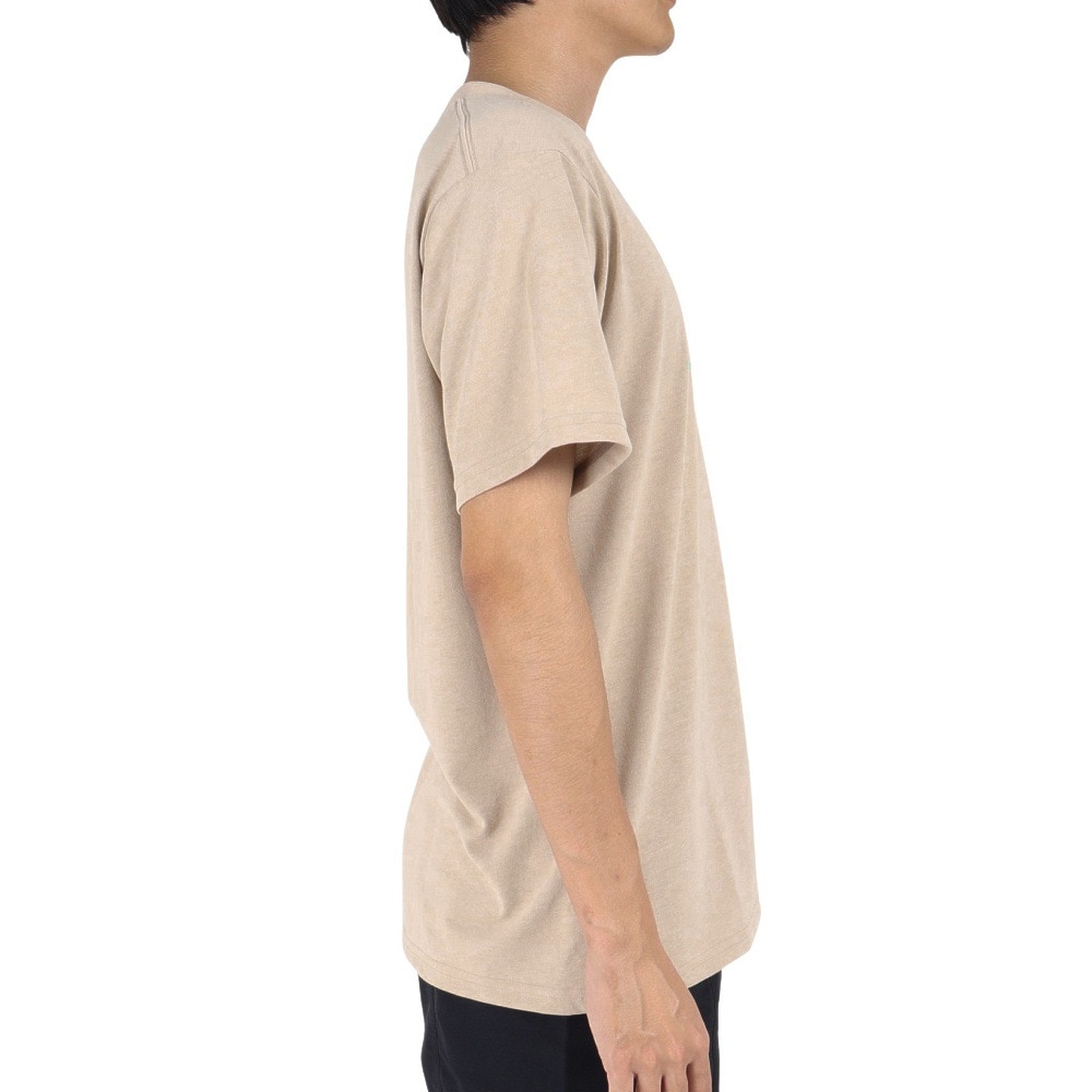 マーモット（Marmot）（メンズ）UPF30 速乾 半袖Tシャツ マウンテンロゴハーフスリーブクルーネック TOMTJA48 CNO ベージュ