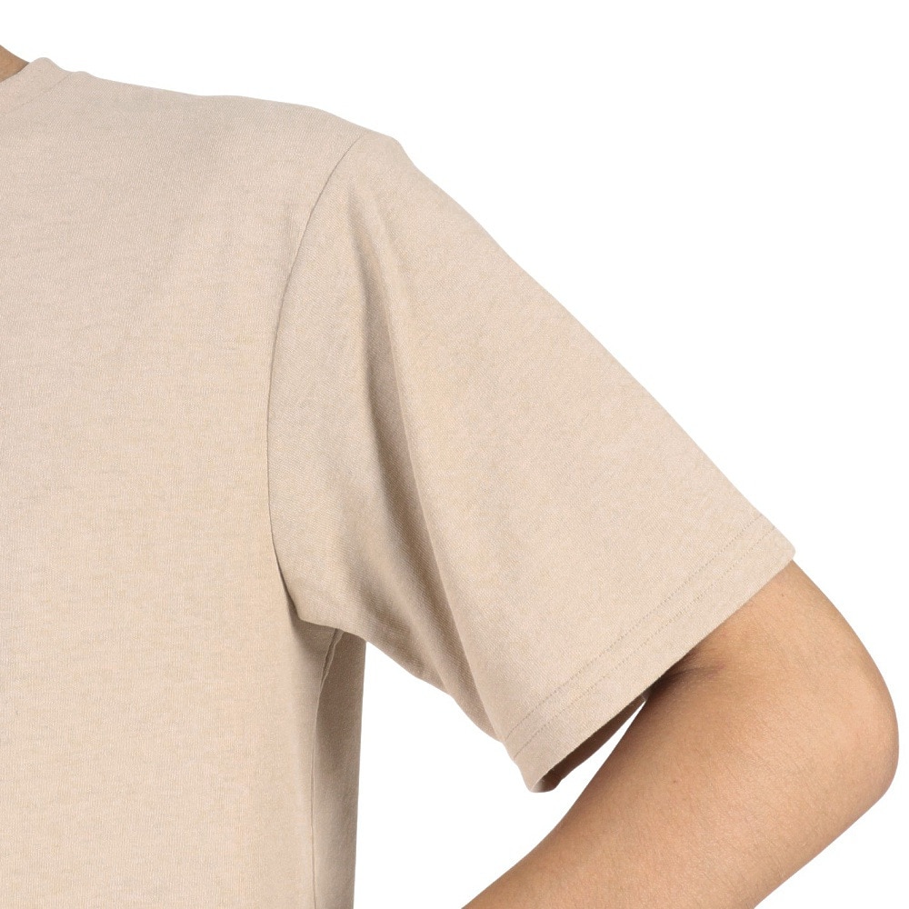 マーモット（Marmot）（メンズ）UPF30 速乾 半袖Tシャツ マウンテンロゴハーフスリーブクルーネック TOMTJA48 CNO ベージュ