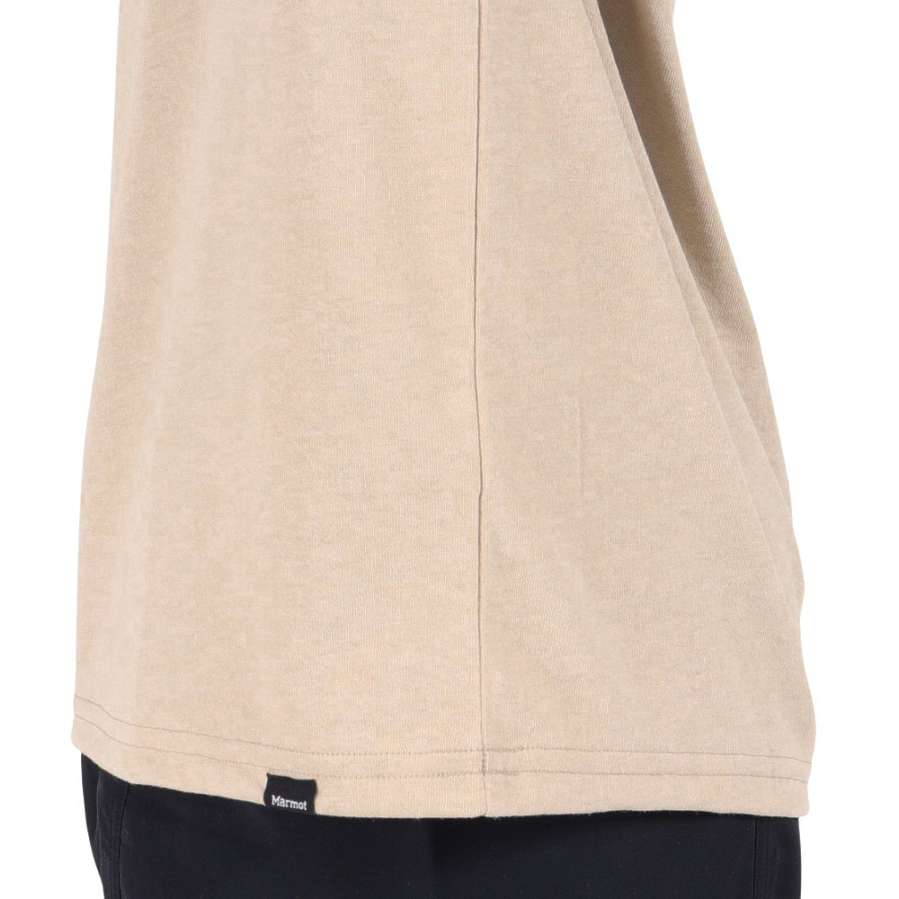 マーモット（Marmot）（メンズ）UPF30 速乾 半袖Tシャツ マウンテンロゴハーフスリーブクルーネック TOMTJA48 CNO ベージュ