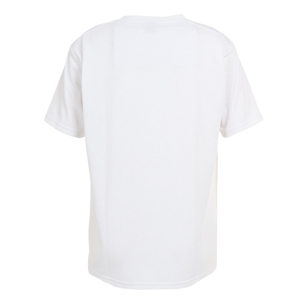 マーモット（Marmot）（メンズ）UPF30 速乾 半袖Tシャツ マウンテンロゴ ハーフスリーブクルーネックTシャツ TOMTJA48 FWH ホワイト