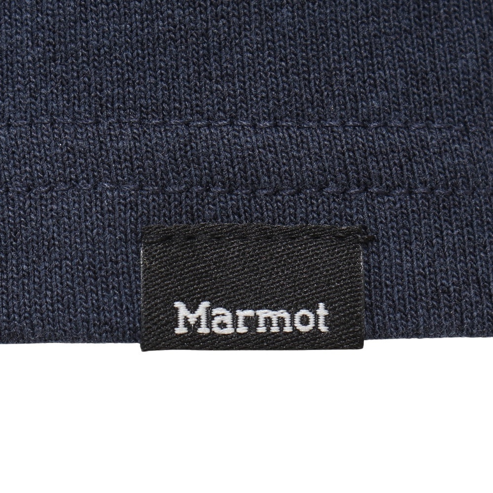 マーモット（Marmot）（メンズ）半袖Tシャツ マーモットインブーツ クルーネックTシャツ TOMTJA51 CNV ネイビー