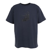 マーモット（Marmot）（メンズ）半袖Tシャツ マーモットインブーツ クルーネックTシャツ TOMTJA51 CNV ネイビー