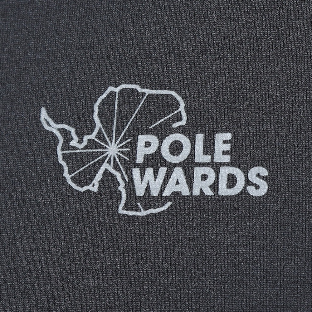 POLEWARDS（メンズ）半袖Tシャツ EXフレックス PW2PJA04 BLK ブラック UV カット 吸汗速乾 ストレッチ