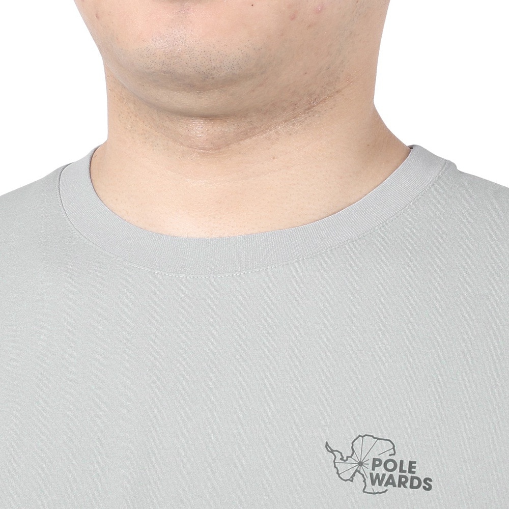 POLEWARDS（メンズ）EXフレックス 半袖Tシャツ PW2PJA04 GRY グレー