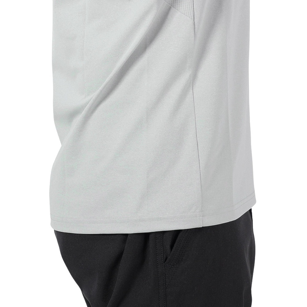 POLEWARDS（メンズ）半袖Tシャツ EXフレックス PW2PJA04 GRY グレー UV カット 吸汗速乾 ストレッチ