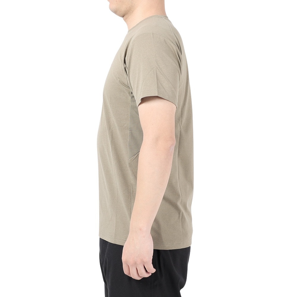 POLEWARDS（メンズ）半袖Tシャツ EXフレックス PW2PJA04 OLV オリーブ UV カット 吸汗速乾 ストレッチ