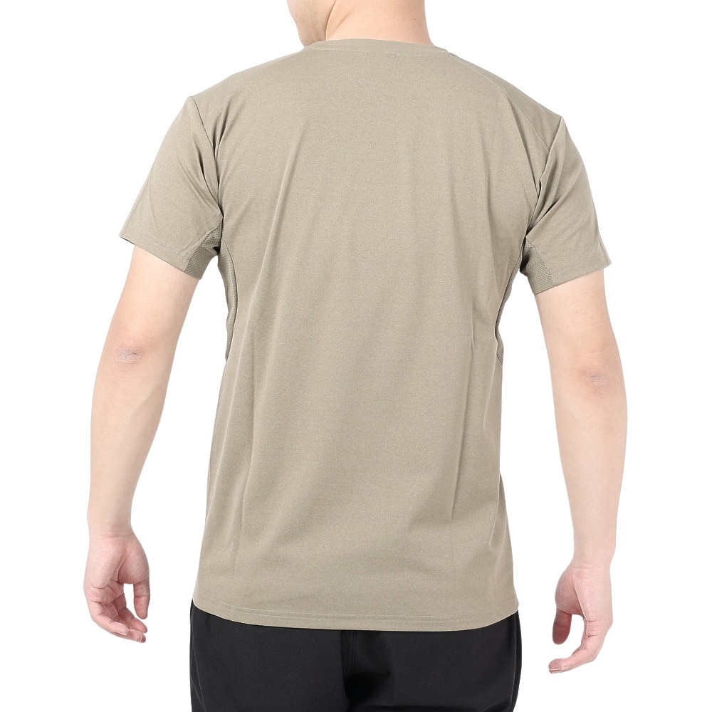 POLEWARDS（メンズ）半袖Tシャツ EXフレックス PW2PJA04 OLV オリーブ UV カット 吸汗速乾 ストレッチ