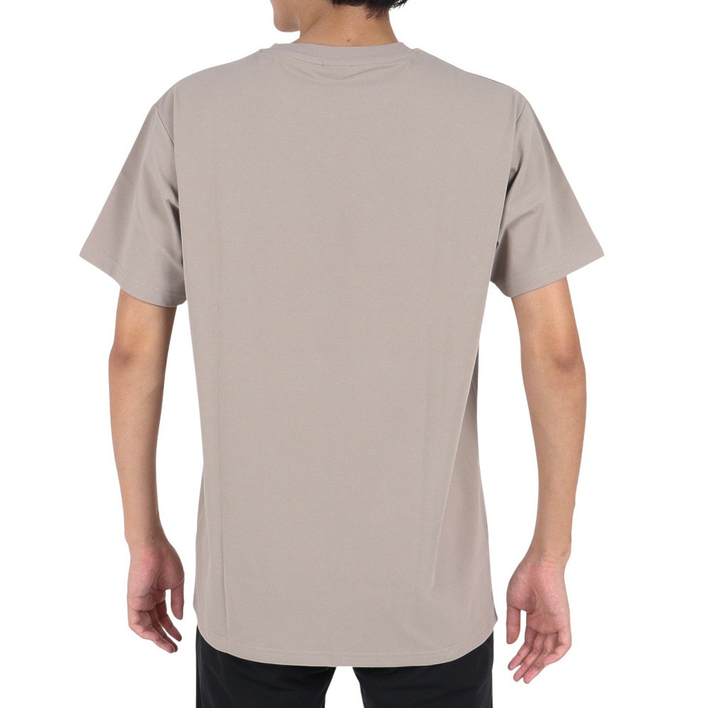 POLEWARDS（メンズ）半袖 Tシャツ 日本極地研究振興会コラボTEE PW2PJA08-BEG ベージュ UVカット 速乾