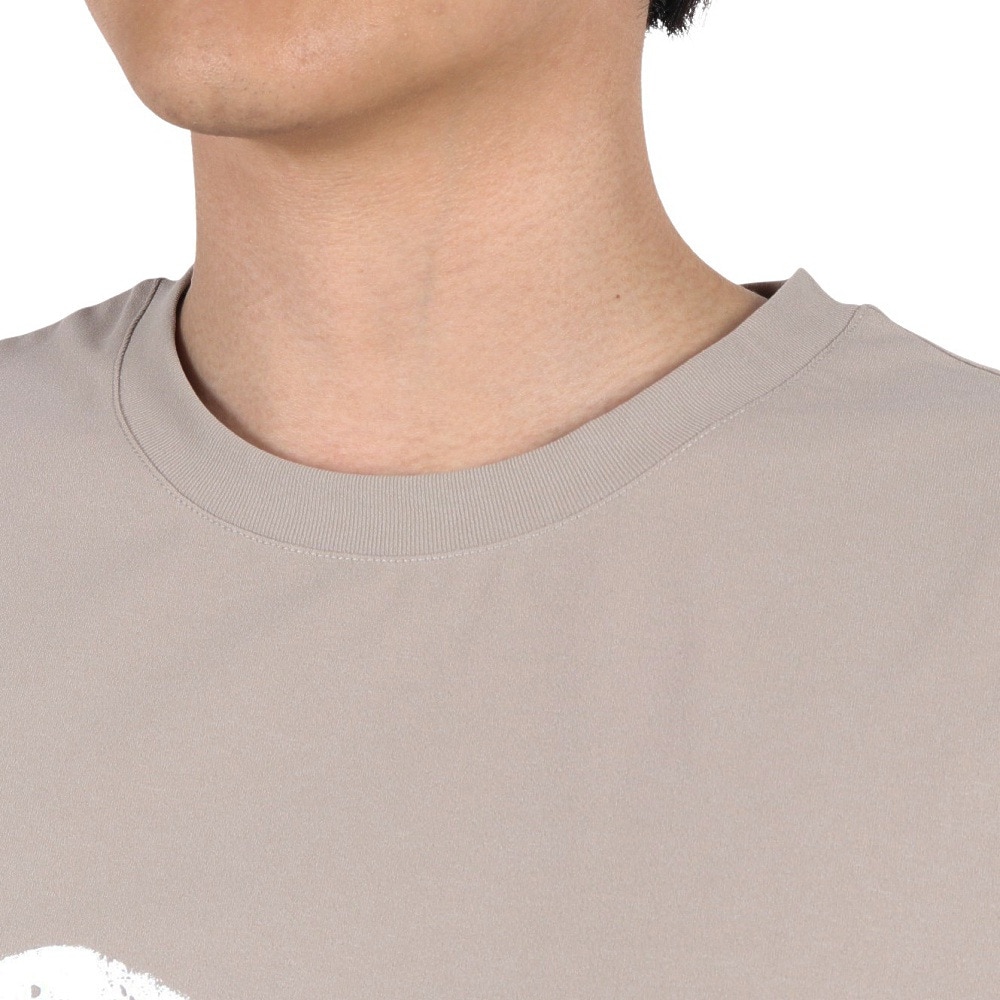 POLEWARDS（メンズ）半袖 Tシャツ 日本極地研究振興会コラボTEE PW2PJA08-BEG ベージュ UVカット 速乾