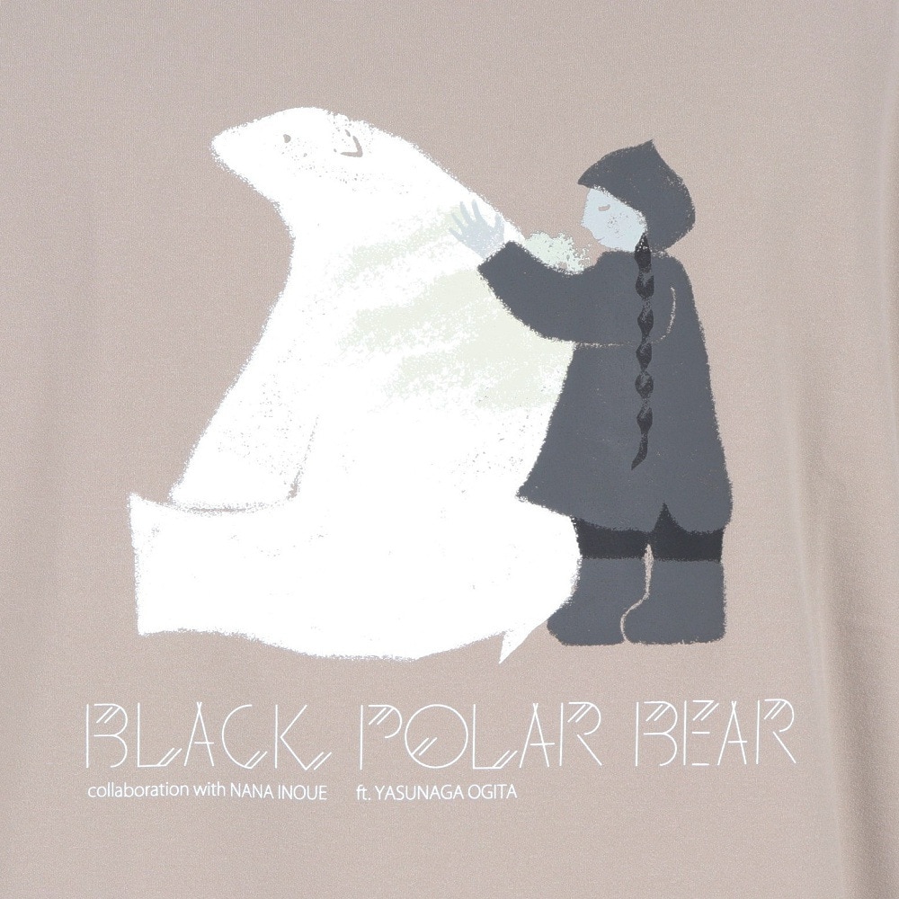 POLEWARDS（メンズ）半袖Tシャツ キョクチコラボTEE PW2PJA08-BEG ベージュ