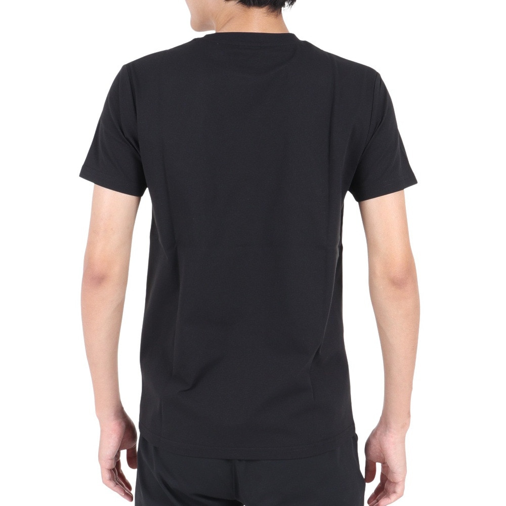 POLEWARDS（メンズ）半袖 Tシャツ 日本極地研究振興会コラボTEE PW2PJA08-BLK ブラック UVカット 速乾