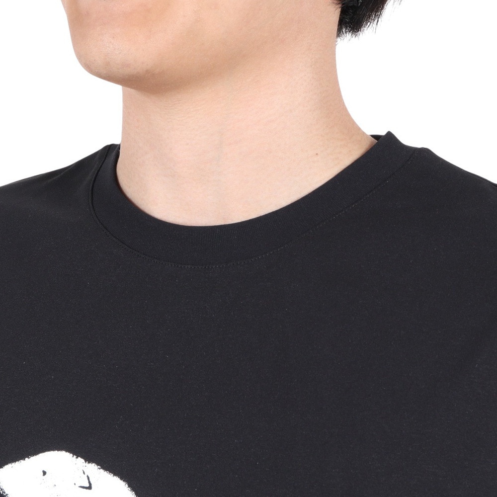 POLEWARDS（メンズ）半袖 Tシャツ 日本極地研究振興会コラボTEE PW2PJA08-BLK ブラック UVカット 速乾