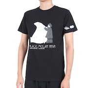 POLEWARDS（メンズ）半袖Tシャツ キョクチコラボTEE PW2PJA08-BLK ブラック