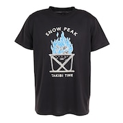 (メンズ)半袖Tシャツ TAKIBI Time SPS-TS-23SU001 CH チャコールグレー