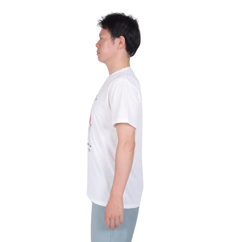 スノーピーク（snow peak）（メンズ）半袖Tシャツ TAKIBI Time SPS-TS-23SU001 WH ホワイト