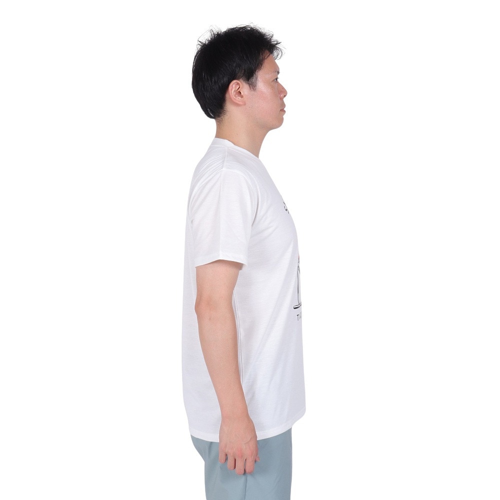 スノーピーク（snow peak）（メンズ）半袖Tシャツ TAKIBI Time SPS-TS-23SU001 WH ホワイト