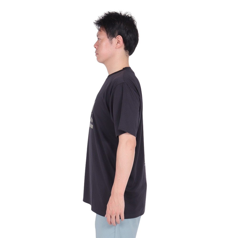 スノーピーク（snow peak）（メンズ）半袖Tシャツ Turn Over SPS-TS-23SU003 CH チャコールグレー