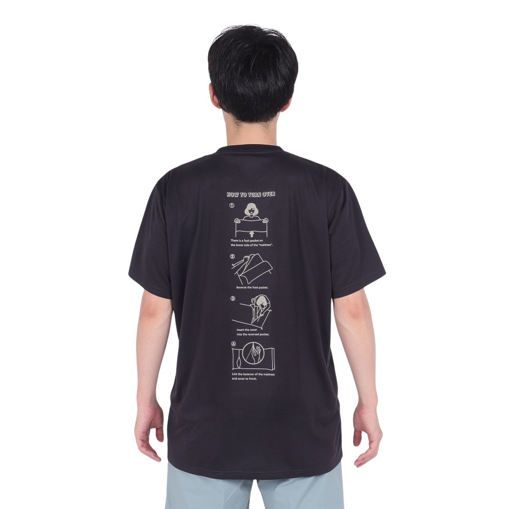 スノーピーク（snow peak）（メンズ）半袖Tシャツ Turn Over SPS-TS-23SU003 CH チャコールグレー