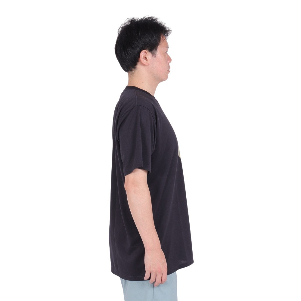 スノーピーク（snow peak）（メンズ）半袖Tシャツ Turn Over SPS-TS-23SU003 CH チャコールグレー