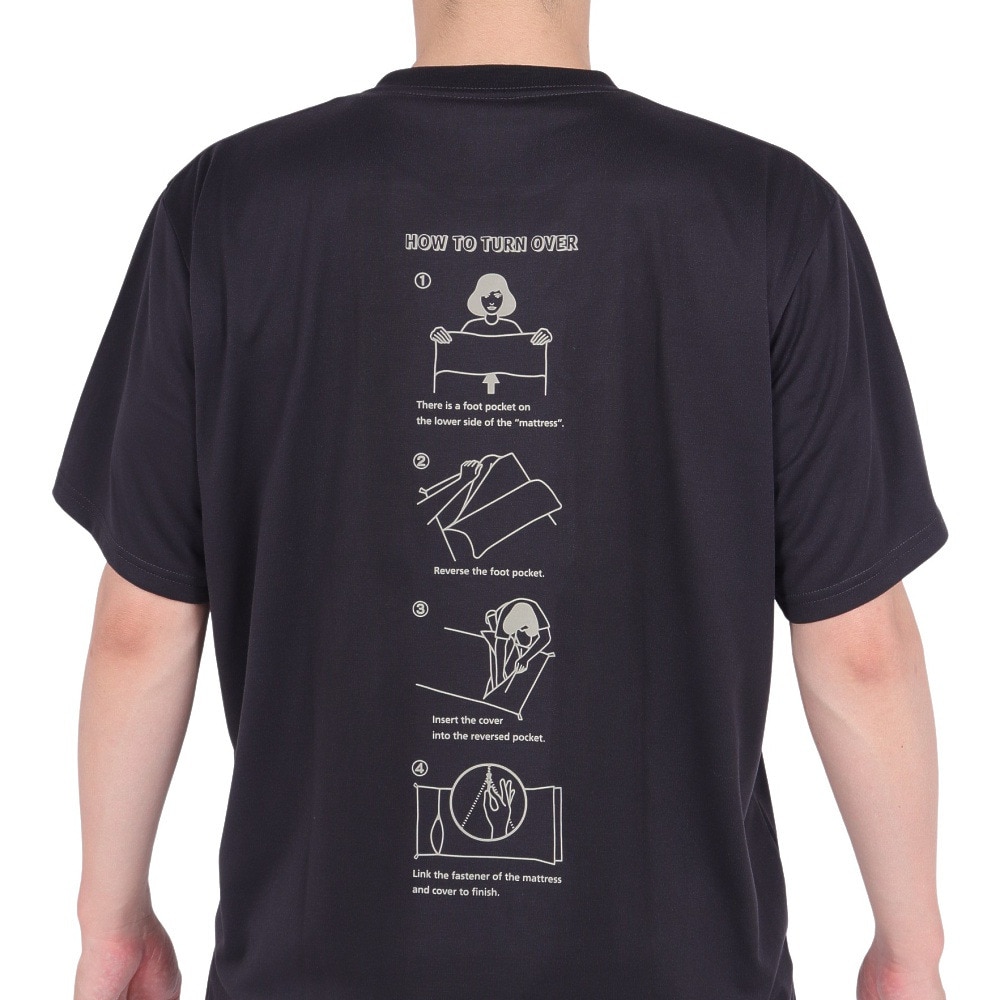 スノーピーク（snow peak）（メンズ）半袖Tシャツ Turn Over SPS-TS-23SU003 CH チャコールグレー