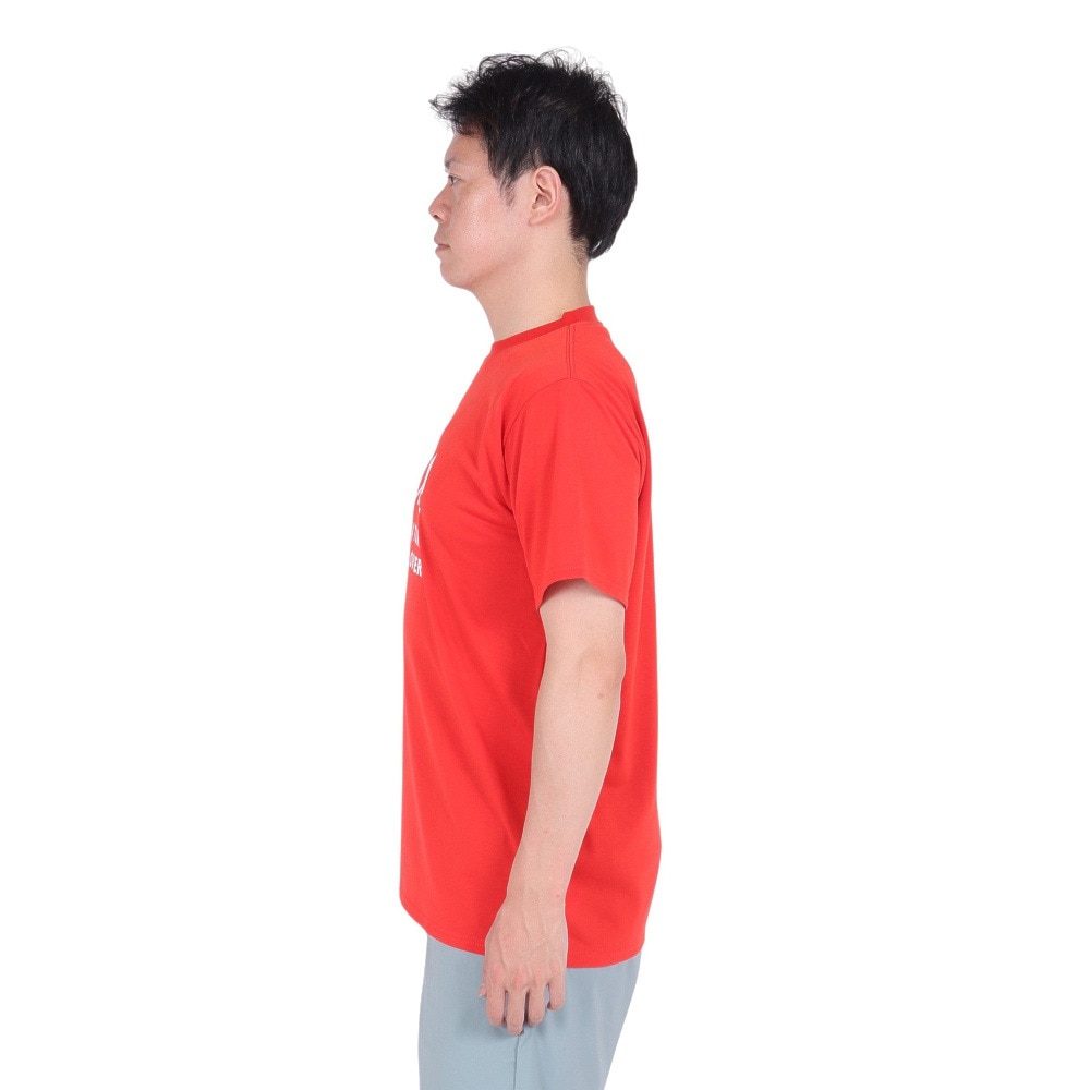 スノーピーク（snow peak）（メンズ）半袖Tシャツ Turn Over SPS-TS-23SU003 RD レッド