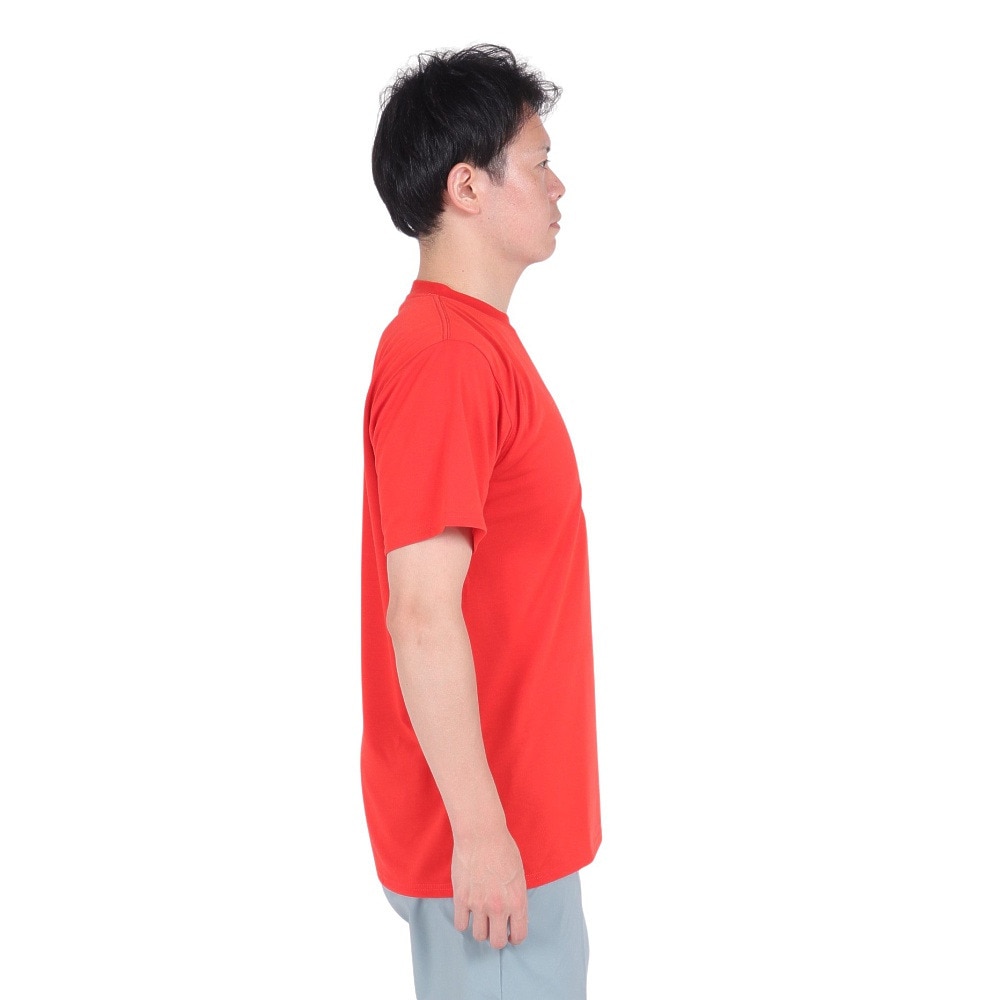 スノーピーク（snow peak）（メンズ）半袖Tシャツ Turn Over SPS-TS-23SU003 RD レッド