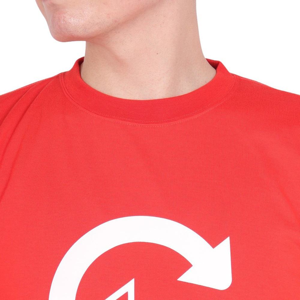 スノーピーク（snow peak）（メンズ）半袖Tシャツ Turn Over SPS-TS-23SU003 RD レッド