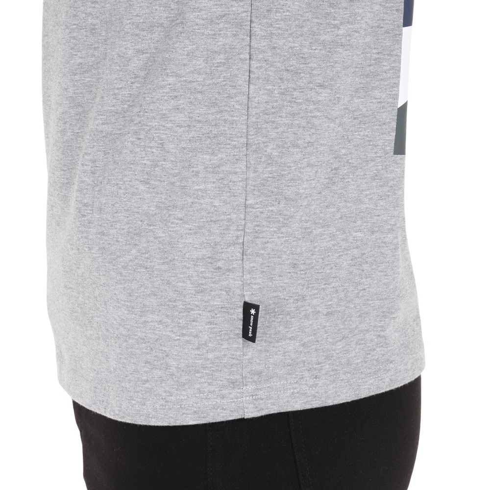 スノーピーク（snow peak）（メンズ）半袖Tシャツ Relaxin Fieldscape Tシャツ TS-23SU002 MG グレー