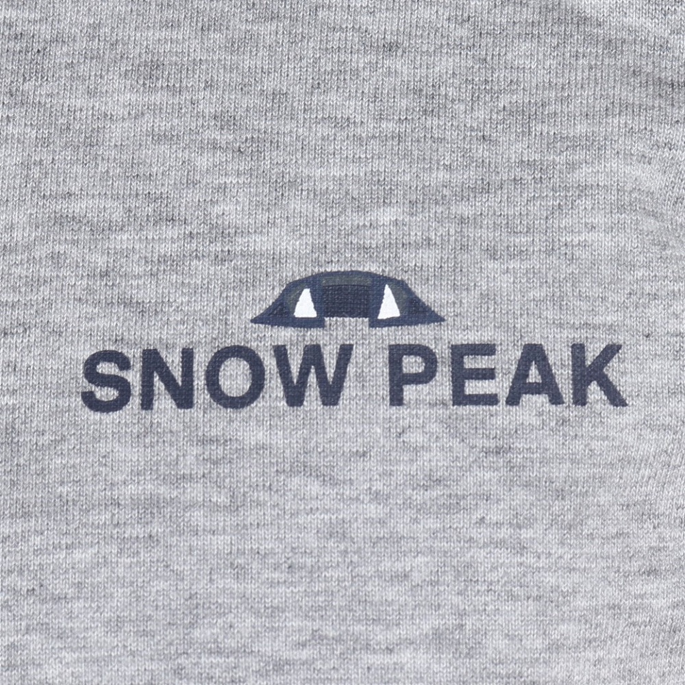 スノーピーク（snow peak）（メンズ）半袖Tシャツ Relaxin Fieldscape Tシャツ TS-23SU002 MG グレー