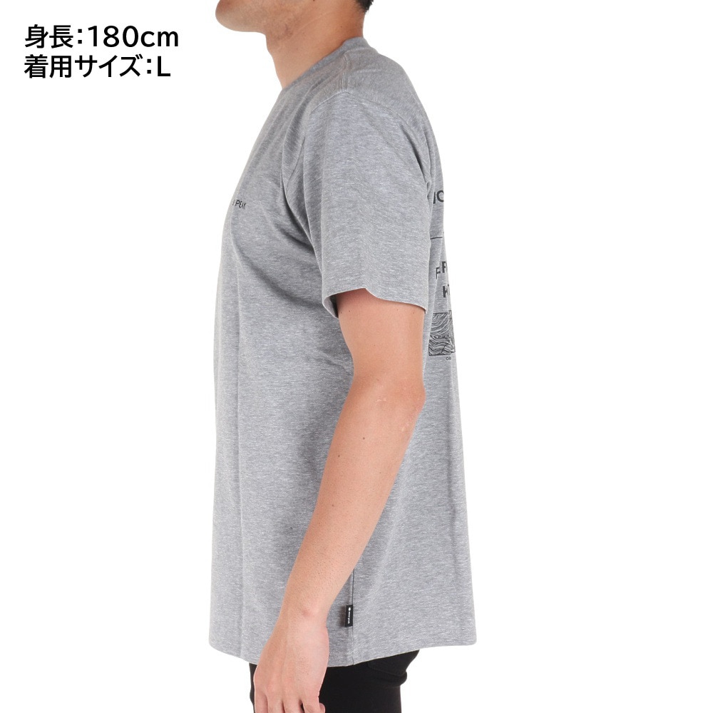 スノーピーク（snow peak）（メンズ）半袖Tシャツ ROPEWORK Tシャツ TS-23SU003 MG グレー