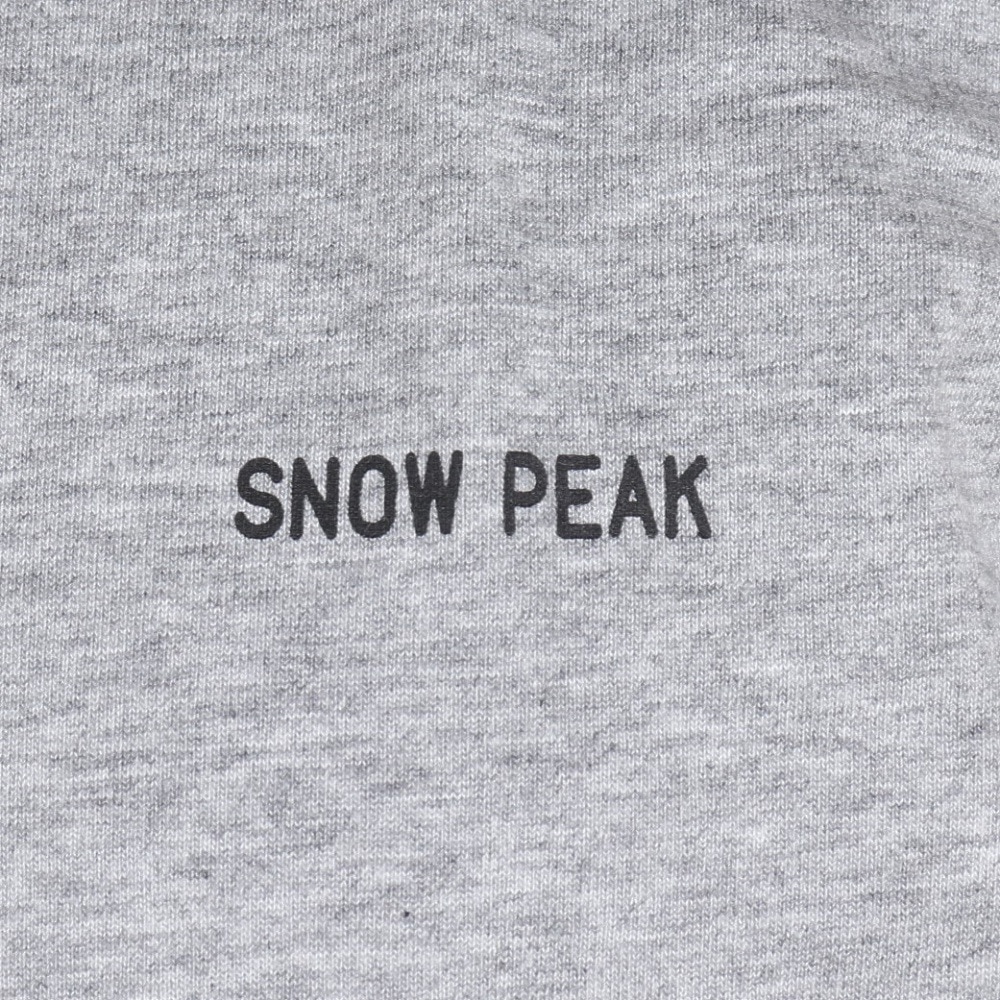 スノーピーク（snow peak）（メンズ）半袖Tシャツ ROPEWORK Tシャツ TS-23SU003 MG グレー